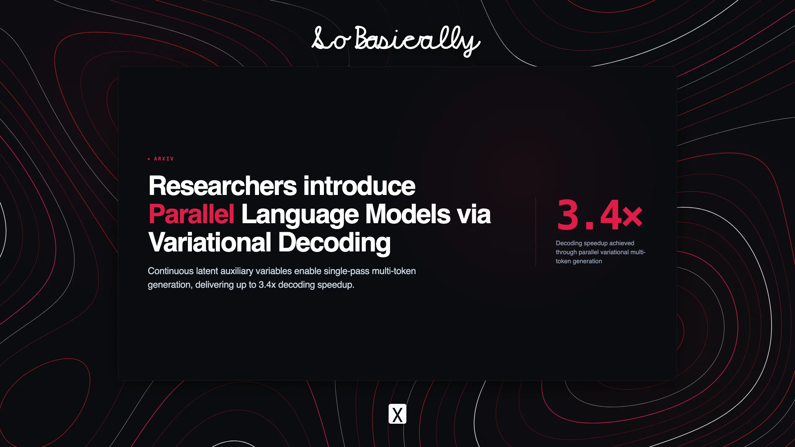 Topographic elevation contour card for Researchers introduce Parallel Language Models via Variational Decoding for single-pass token sampling